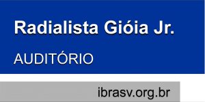 Placa de identificação do auditório do IBRASV